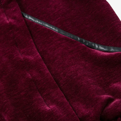 Retro Velvet Luxury Lapel Jacket