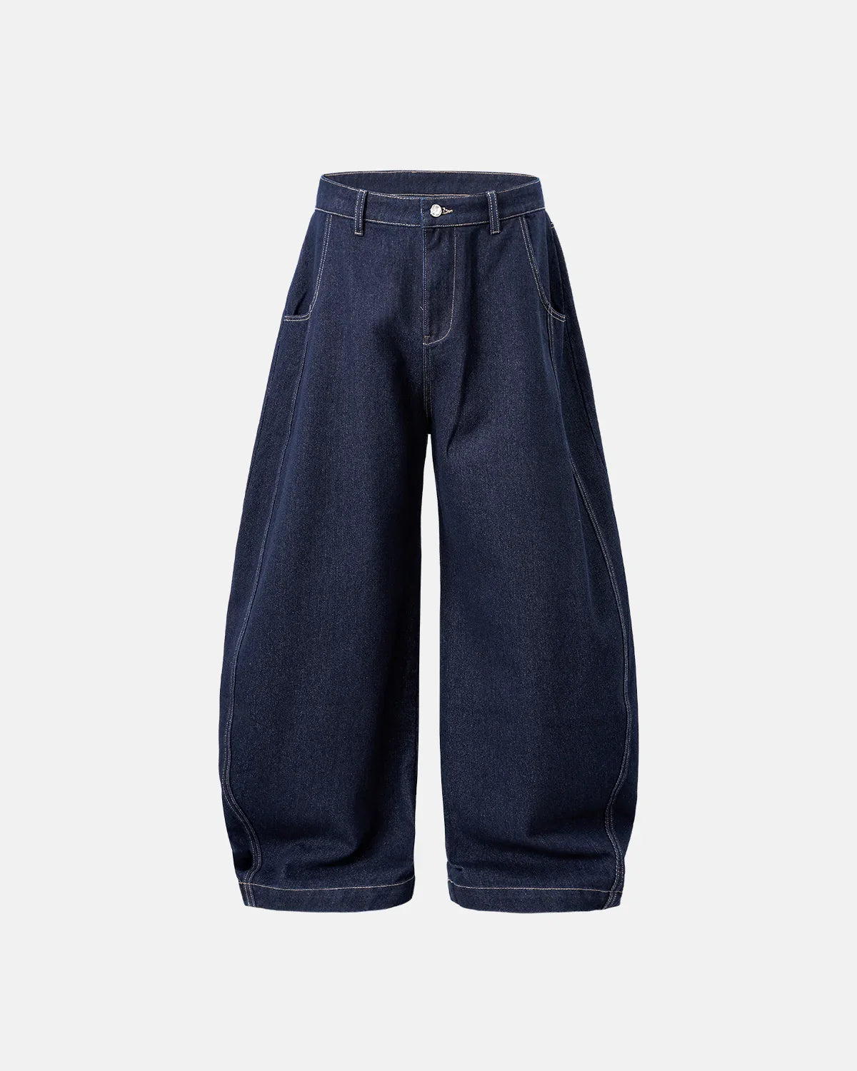 Washed Barrel Baggy Jeans