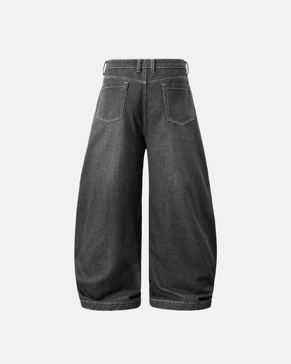 Washed Barrel Baggy Jeans