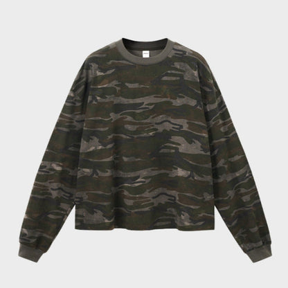 Camo Boxy Fit Longsleeve