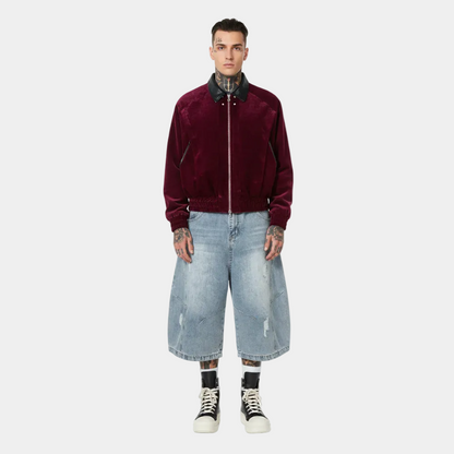 Retro Velvet Luxury Lapel Jacket