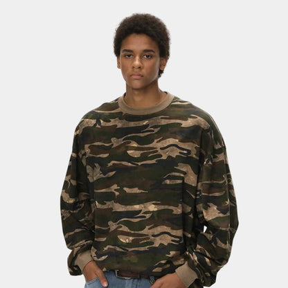 Camo Boxy Fit Longsleeve