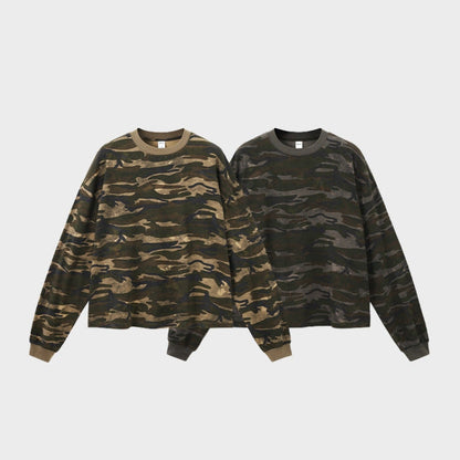 Camo Boxy Fit Longsleeve